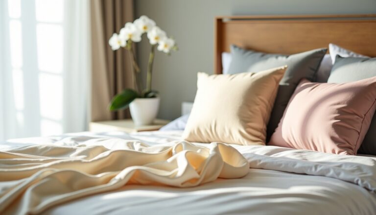 Le raffinement quotidien : comment la soie s'impose subtilement dans la décoration de la chambre